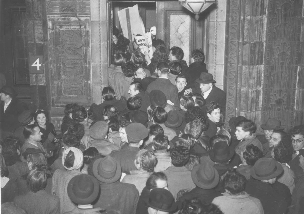 RCP blocking a fascist meeting at the Albert Hall