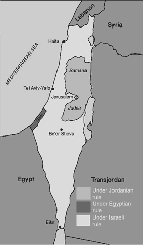 Borders of the British Mandate of Palestine, 1921-1923