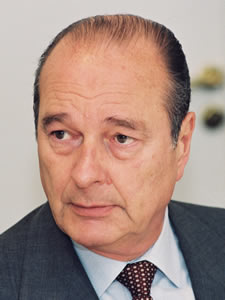 Retrato Jacques René Chirac