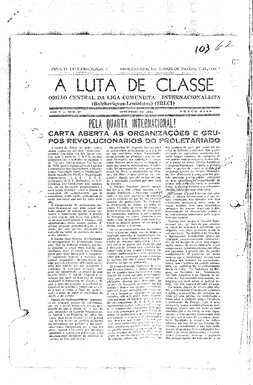 capa Luta de Classe